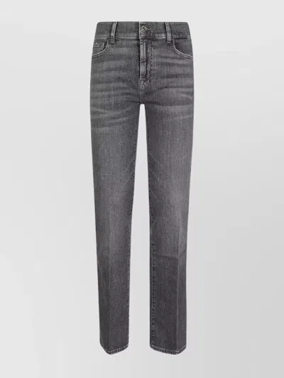 7 FOR ALL MANKIND BOOTCUT JEANS WITH BELT LOOPS AND FIVE POCKETS