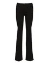 7 For All Mankind High-rise Bootcut Jeans In Black