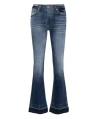 7 For All Mankind `bootcut Tailorless River With Block Hem` Jeans In Dark Blue