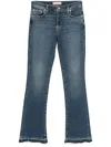 7 For All Mankind Bootcut Tailorless Jeans In Blau