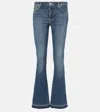 7 For All Mankind Bootcut Tailorless Mid-rise Jeans In Blue