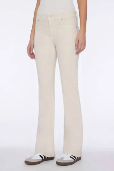 7 For All Mankind Bootcut Tailorless Pants In Vintage White