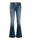 7 For All Mankind `bootcut Tailorless River With Block Hem` Jeans In Blue