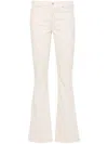 7 For All Mankind Bootcut Trousers In Neutrals