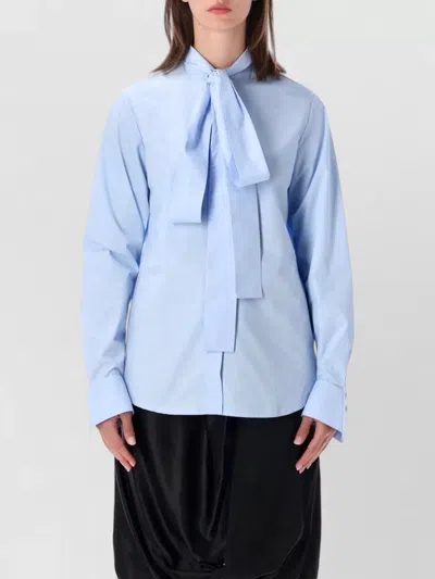 7 For All Mankind Bow Shirt In Multi