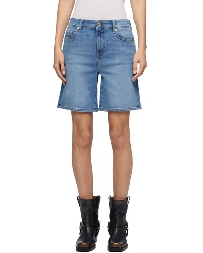 7 For All Mankind Boy Shorts Athens Short In Blue