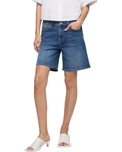 7 For All Mankind Boy Shorts Atlanta Short In Blue