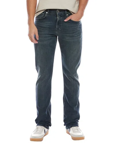 7 For All Mankind Breckenridge Straight Jean In Black