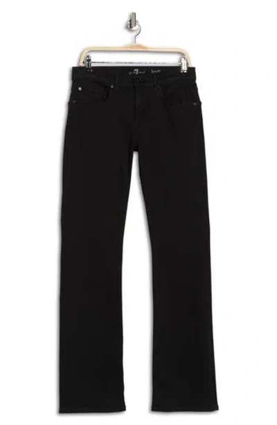 7 For All Mankind Brett Bootcut Jeans In Black