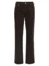 7 For All Mankind Brown Calie Pants In Brown