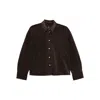 7 For All Mankind Corduroy Button-up Shirt In Brown
