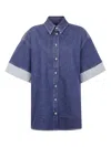 7 For All Mankind Button-cuff Cotton Shirt