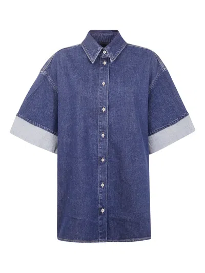 7 For All Mankind Button-cuff Cotton Shirt
