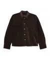 7 For All Mankind Corduroy Button-up Shirt In Brown