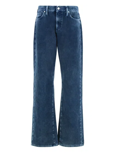 7 FOR ALL MANKIND BUTTON-FASTENING CORDUROY TROUSERS