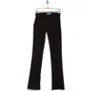 7 For All Mankind Button Fly Bootcut Jeans In Rinsed Black