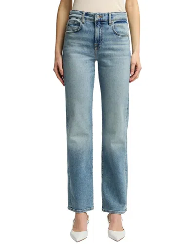 7 For All Mankind Calie Amuse Me Straight Jean In Blue
