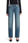 7 For All Mankind Calie Ankle Straight Leg Jeans In Blue
