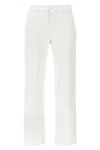 7 For All Mankind Straight-leg White Jeans With Tailored Fit
