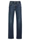 7 For All Mankind Faded Jeans Contrast Stitching In Blue