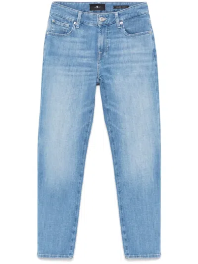 7 For All Mankind Calie Jeans In Blue