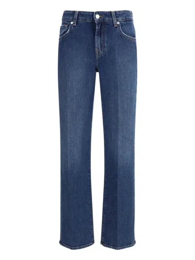 7 For All Mankind Calie Jeans In Blue