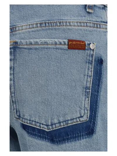 7 For All Mankind Calie Jeans In Blue