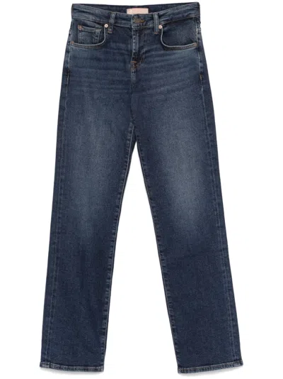 7 For All Mankind Calie Jeans In Blue