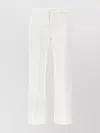 7 For All Mankind Straight-leg White Jeans With Tailored Fit In White