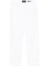 7 For All Mankind Jeans Affusolato Calie Alla Caviglia In White