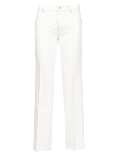 7 FOR ALL MANKIND CALIE JEANS WHITE