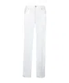 7 For All Mankind 'calie' Jeans Featuring Belt Loops In White
