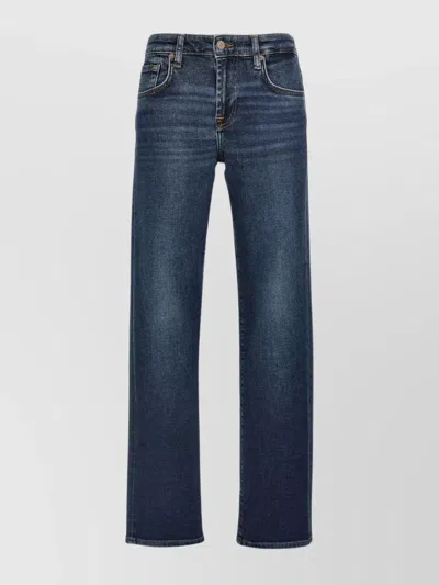 7 FOR ALL MANKIND 'CALIE' JEANS WITH BACK PATCH POCKETS