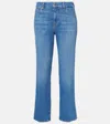 7 For All Mankind High Waist Slim Kick Jeans In Blue