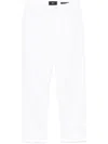 7 For All Mankind Jeans Affusolato Calie Alla Caviglia In White