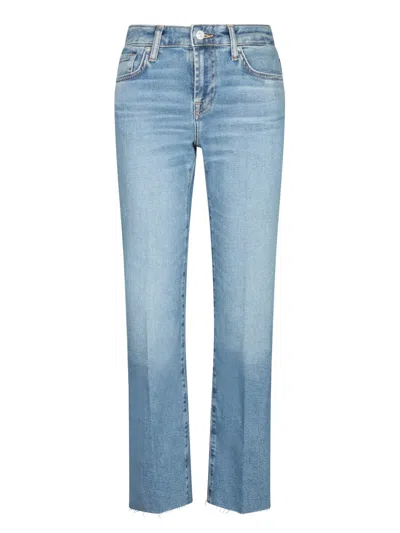 7 FOR ALL MANKIND CALIE STRAIGHT ANKLE FANCY WITH RAW CUT