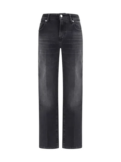 7 For All Mankind Calie Straight Ankle Jeans In Multi