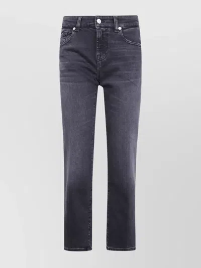 7 FOR ALL MANKIND "CALIE" STRAIGHT ANKLE JEANS