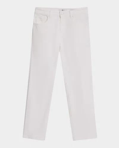 7 For All Mankind Calie Straight Ankle Jeans In Soleil
