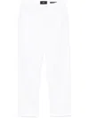 7 For All Mankind Jeans Affusolato Calie Alla Caviglia In White