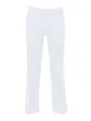 7 For All Mankind Twisted Bonnie Barrel-leg Jeans In White