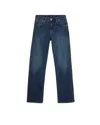 7 For All Mankind Calie Straight Cisco Luxe Vintage Jeans In Blue