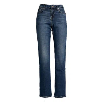 7 For All Mankind Calie Straight Cisco Luxe Vintage Jeans In Blue