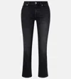 7 For All Mankind Calie Straight Cropped Mid-rise Straight Jeans