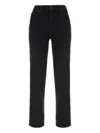 7 For All Mankind Calie Straight Denim Jeans In Black