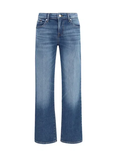 7 For All Mankind Calie Straight Jeans In Multi