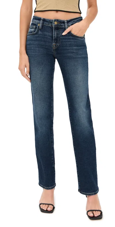 7 For All Mankind Calie Straight Jeans Cisco