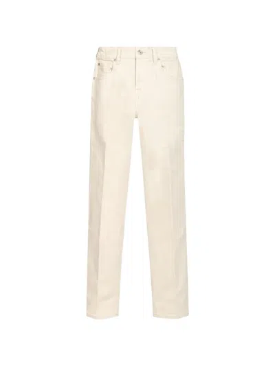 7 For All Mankind Calie Straight Jeans In Neutral