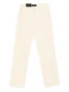 7 For All Mankind Calie Straight Leg Corduroy Pants Clothing In White