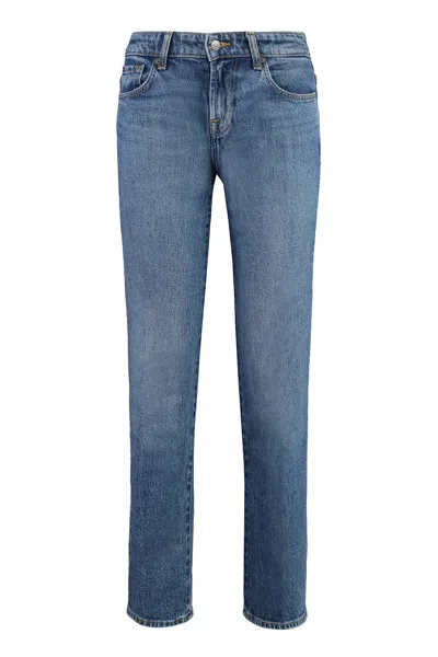 7 FOR ALL MANKIND CALIE STRAIGHT LEG JEANS